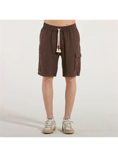 bermuda chinos with side pocket MC2 SAINT BARTH | MARSEILLE-00320HLINE 18 BROWN